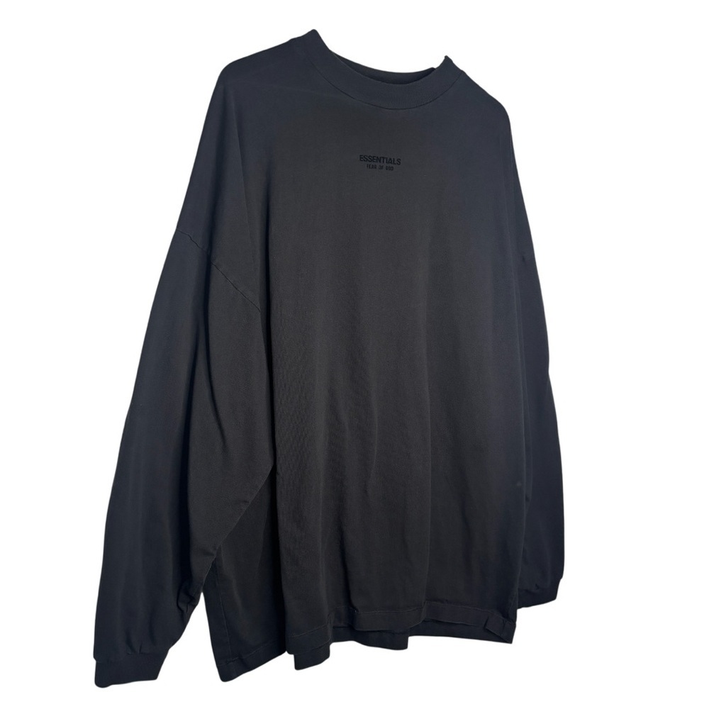 Fear of God Essentials | Black Long Sleeve Crewneck Shirt | XL - Picture 6 of 7
